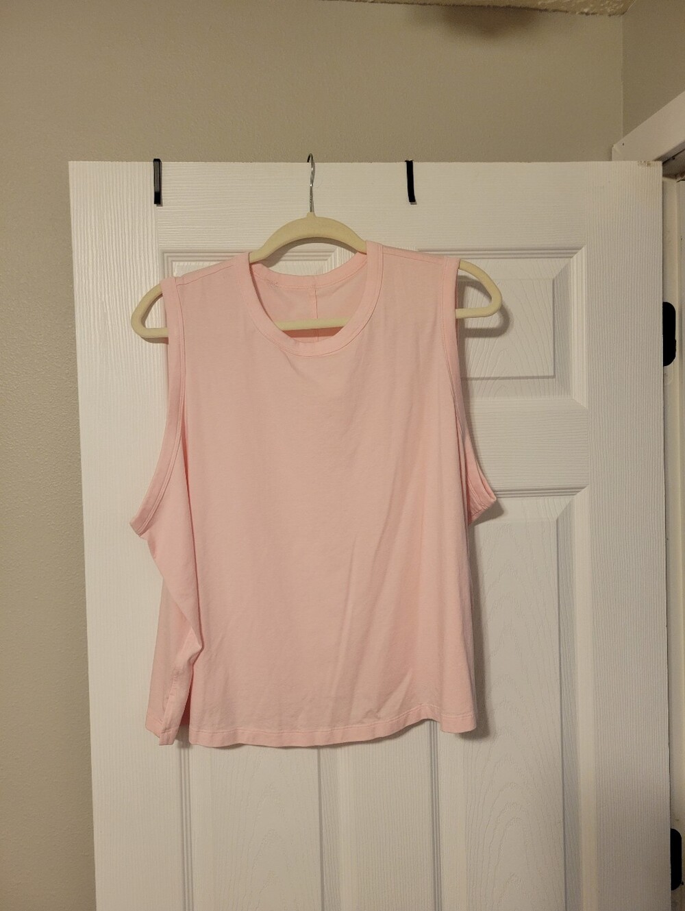Lululemon Classic-Fit Cotton-Blend Tank Top - Strawberry Milkshake - Size 20